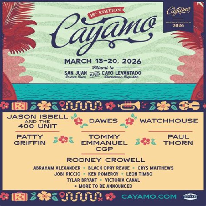 The 15th Annual Cayamo Roots Music Cruise Set To Sail In February